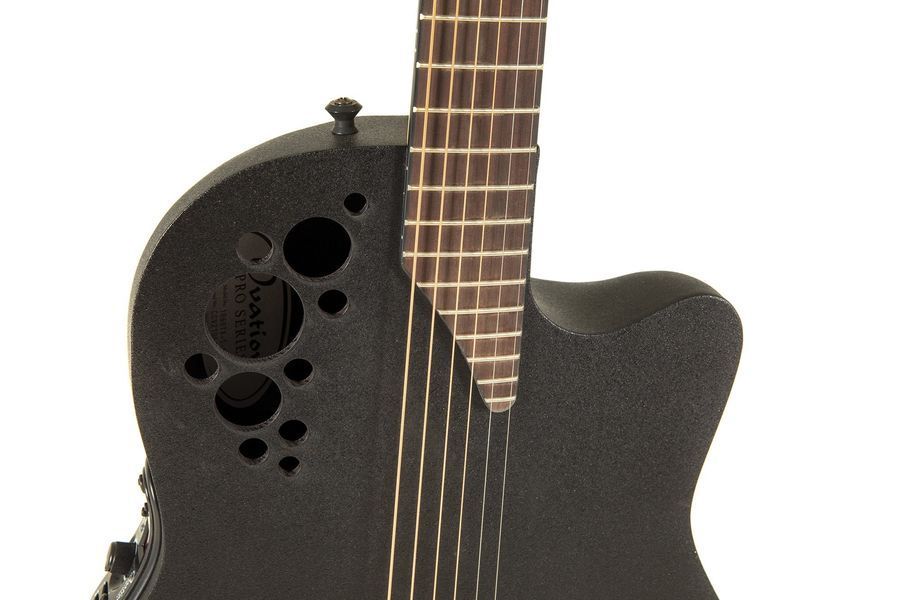 Електроакустична гітара Ovation TX Elite 1868TX Super Shallow Cutaway Black Textured