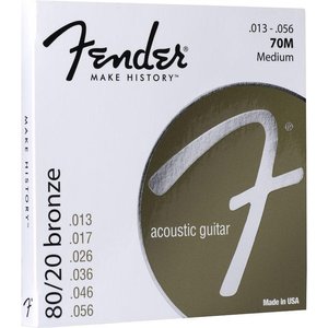 Струны для акустической гитары FENDER 70M