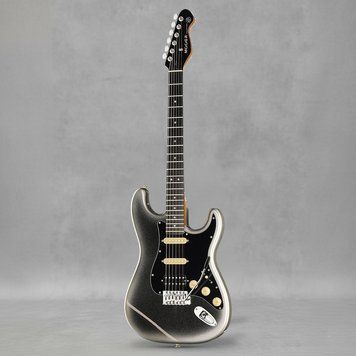 Электрогитара MOOER MSC10 Pro (Dark Silver) с чехлом