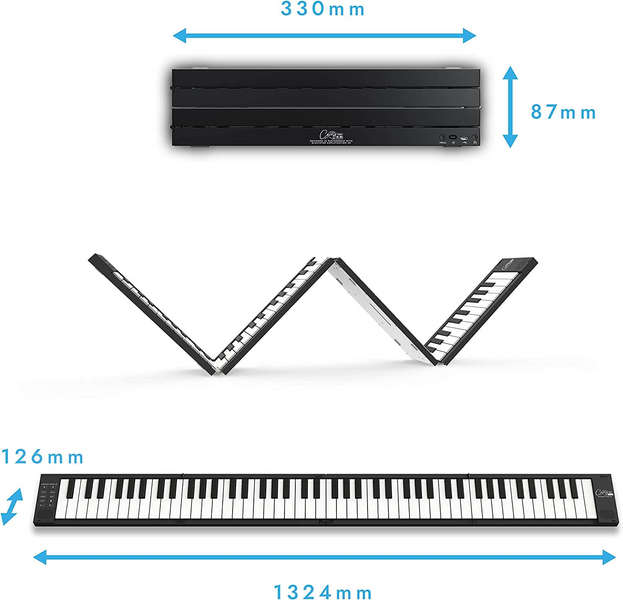 Фортепіано розкладне Carry-on Folding Piano Black