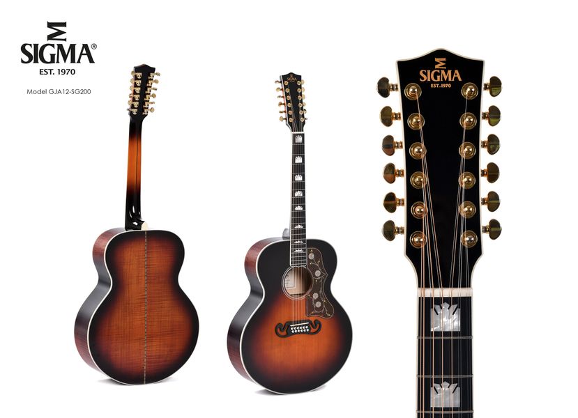 Электроакустическая гитара Sigma GJA12-SG200 (12 струн)