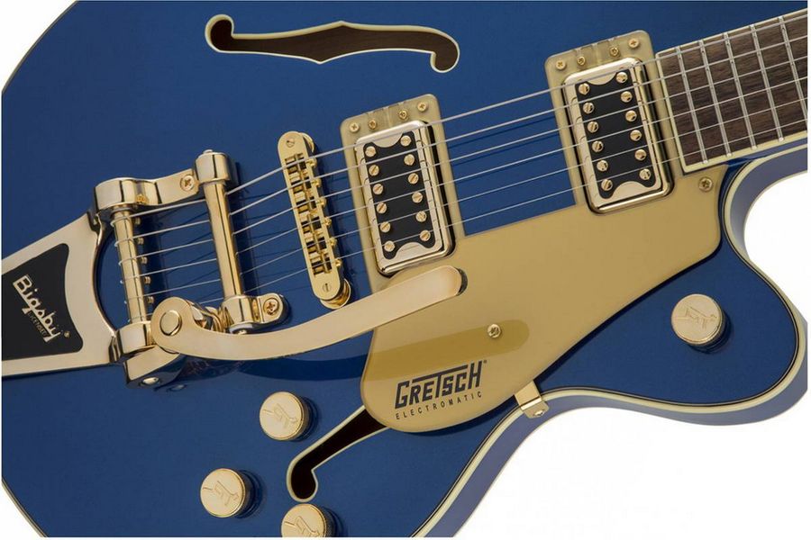 Напівакустична гітара Gretsch G5655TG Electromatic Center Block JR. Azure Metallic