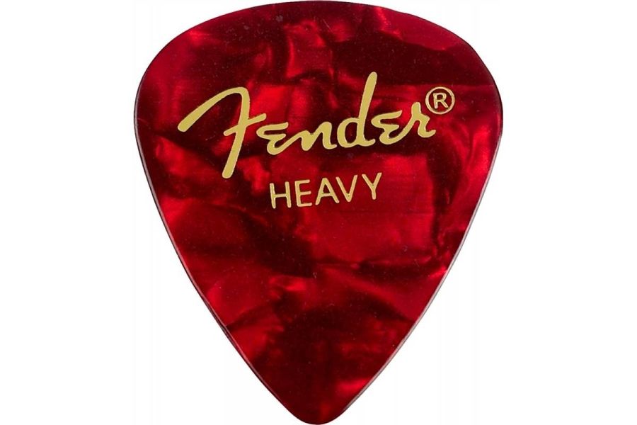 Медіатор Fender 351 Shape Premium Picks Red Moto Heavy