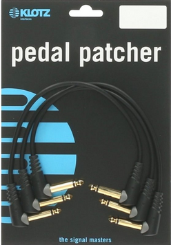 Кабель инструментальный Klotz Entry Level Pedal Patcher Angled 30 см