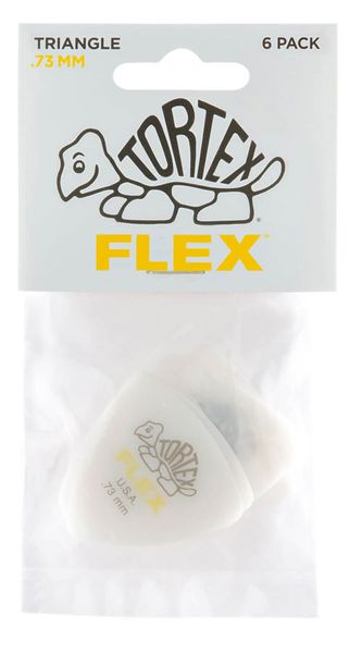 Набор медиаторов Dunlop Tortex Flex Triangle Pick .73mm