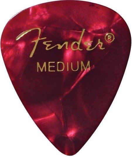 Медиатор Fender 351 Shape Premium Picks Red Moto Medium