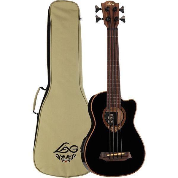 Електроакустична міні бас-гітара Lag Tiki Guitar 118 TKB118FCE з чохлом