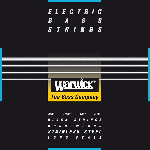 Струни для бас-гітари WARWICK 40250 Black Label Dark Lord 4-String (85-175)