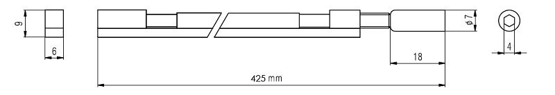 Анкерний стержень PAXPHIL RD003-425 Two-Way Truss Rod