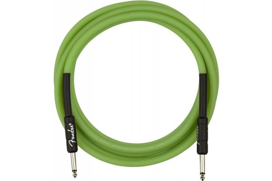 Кабель інструментальний Fender Cable Professional Series 10' Glow in Dark Green
