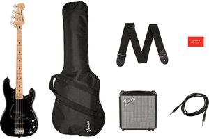 Гітарний набір Squier by Fender Affinity Series PJ Bass Start Pack Black