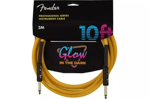 Кабель інструментальний Fender Cable Professional Series 10' Glow in Dark Orange