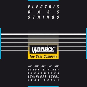 Струни для бас-гітари WARWICK 40300 Black Label Medium Light 5-String (40-130)