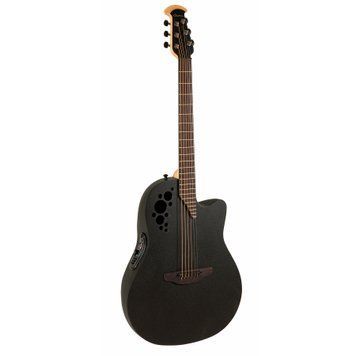 Електроакустична гітара Ovation TX Elite 1778TX Mid Cutaway Black Textured
