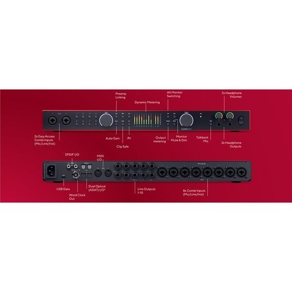 Аудіоінтерфейс FOCUSRITE Scarlett 18i20 4th Gen