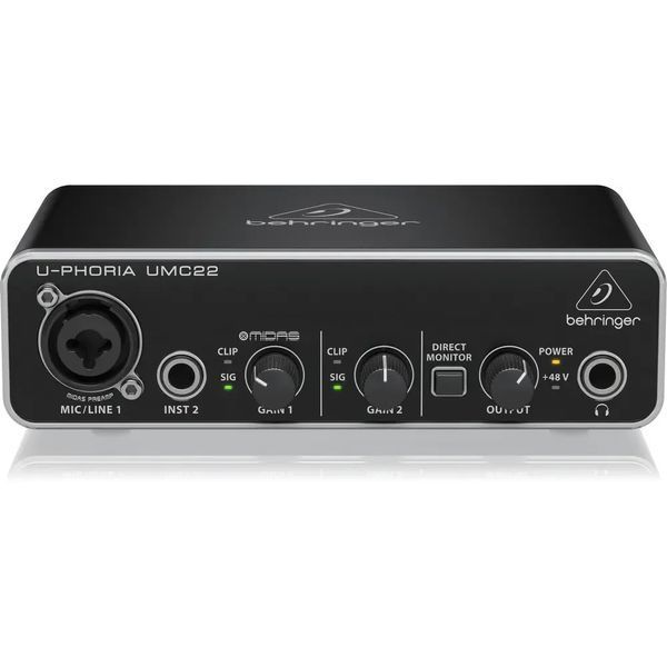 Аудиоинтерфейс BEHRINGER UMC22