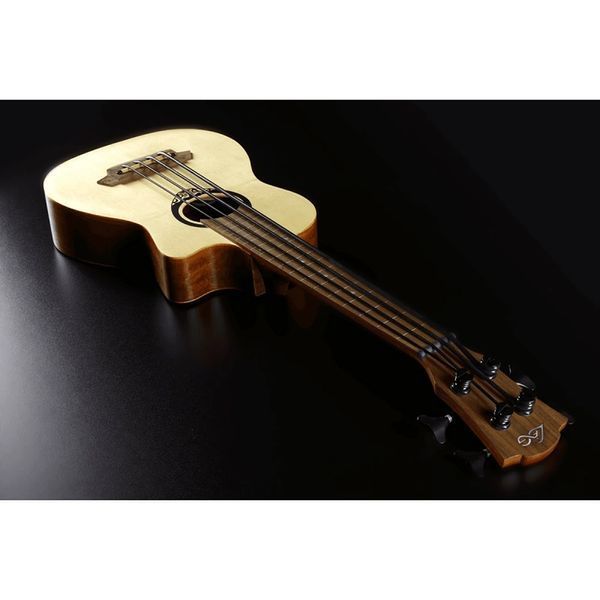 Электроакустическая мини бас-гитара Lag Tiki Guitar 150 TKB150FCE с чехлом