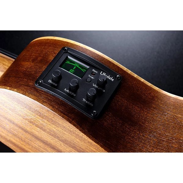 Электроакустическая мини бас-гитара Lag Tiki Guitar 150 TKB150FCE с чехлом