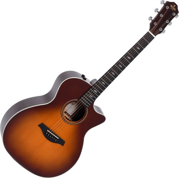 Акустическая гитара Sigma GTCE-2-SB + (Fishman Flex)