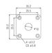 Роз'єм-планка PAXPHIL HJ015 CR Jack Plate (Chrome) - фото 2