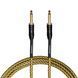 Кабель инструментальный Cascha CCP-G2STW3 (Professional Line Guitar Cable, Tweed Natural, 3 м) - фото 1