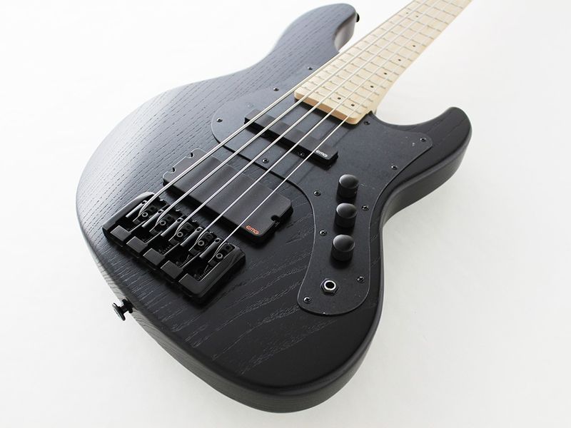 Бас-гитара Fujigen JMJ2ASHDEM Mighty Jazz Dark Evolution Series (Open Pore Black)