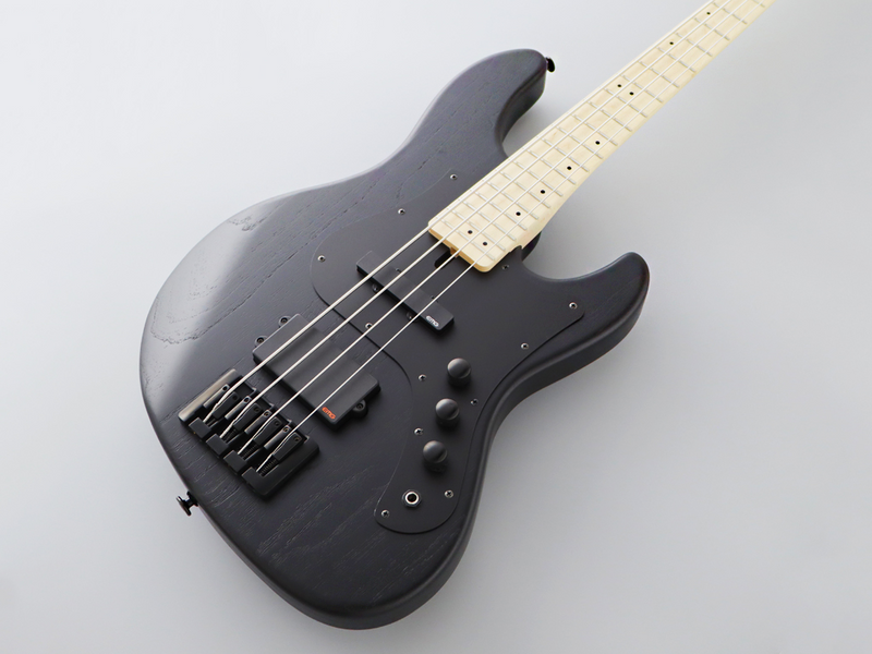 Бас-гитара Fujigen JMJ2ASHDEM Mighty Jazz Dark Evolution Series (Open Pore Black)