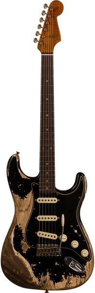 Электрогитара Fender Custom Shop Limited Edition Poblano Stratocaster Super Heavy Relic Aged Black