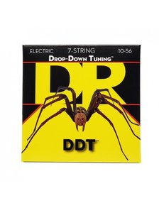 Струни для електрогітари DR Strings DDT Drop Down Tuning Electric - Medium 7 String (10-56)