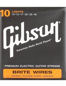 Струны для электрогитары GIBSON SEG-700L Brite Wires NPS Wound Elect .010-.046