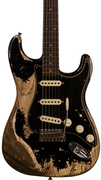 Электрогитара Fender Custom Shop Limited Edition Poblano Stratocaster Super Heavy Relic Aged Black