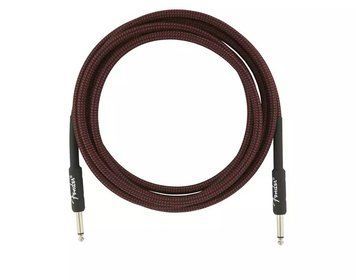 Кабель инструментальный Fender Cable Professional Series 10' Red Tweed