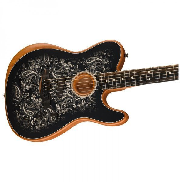 Електрогітара FENDER AMERICAN ACOUSTASONIC TELECASTER BLACK PAISLEY LTD