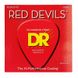 Струны для акустической гитары DR Strings Red DEVILS Acoustic - Custom Light (11-50) - фото 1