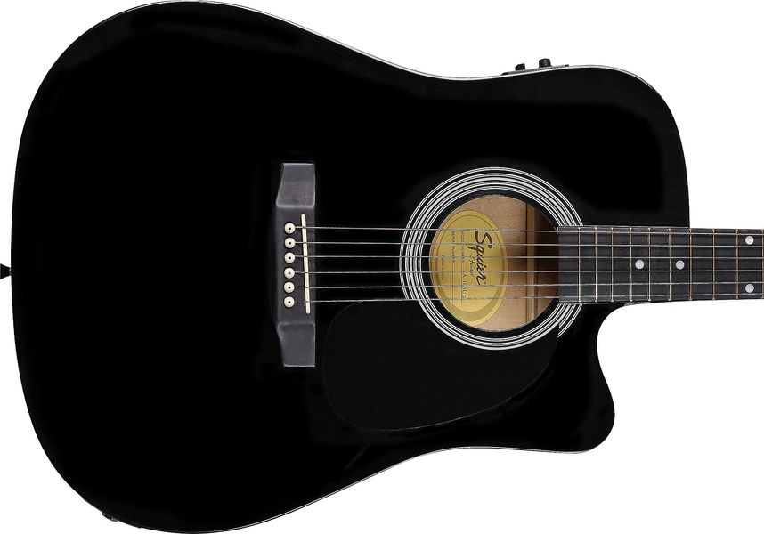 Электроакустическая гитара SQUIER by FENDER SA-105CE Black