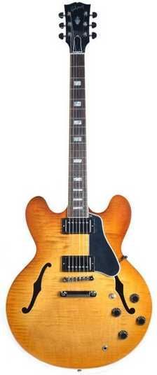 Полуакустическая электрогитара GIBSON ES-335 SATIN Vintage Burst