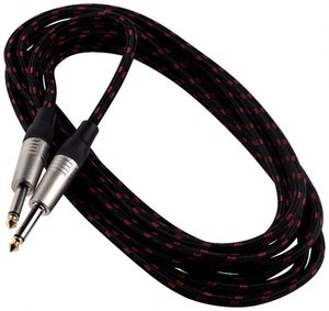 Кабель ROCKCABLE RCL30205 TC C/Black Instrument Cable - Black Tweed (5m)