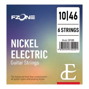 Струни для електрогітари Fzone ST102 Electric Nickel (10-46)