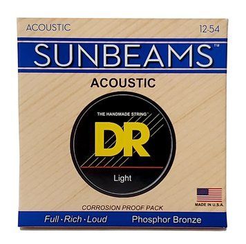 Струни для акустичної гітари DR Strings Sunbeam Acoustic Phosphor Bronze - Light (12-54)