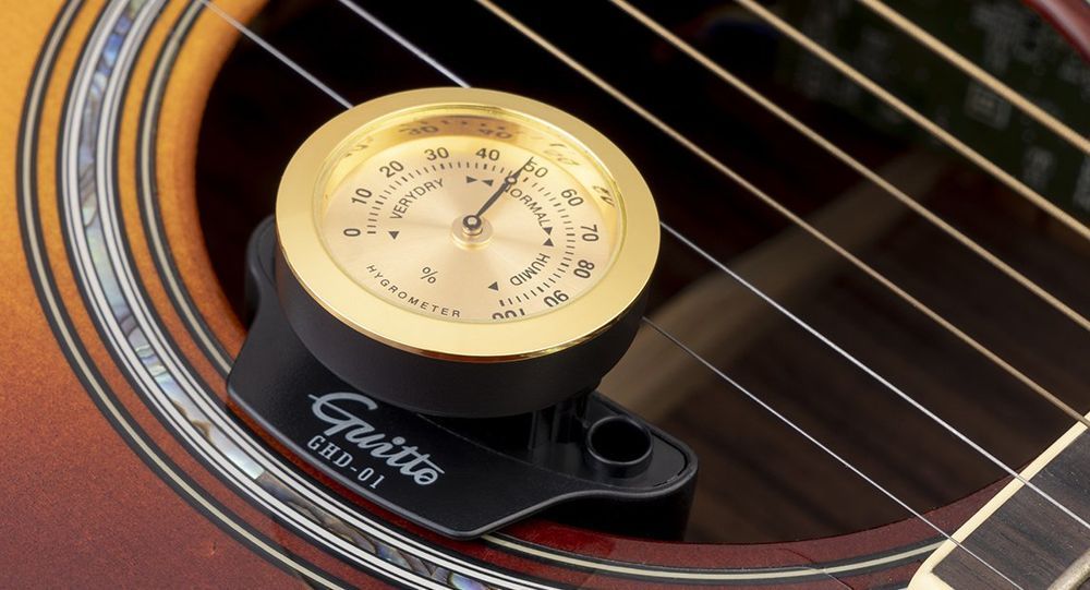 Зволожувач для акустичної гітари Guitto GHD-01 Guitar Humidifier (з гігрометром)