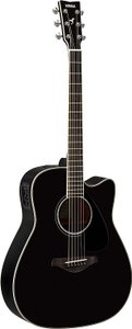 Электроакустическая гитара YAMAHA FGX830C (Black)