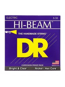 Струни для електрогітари DR Strings HI-BEAM Electric - Light Light (8-38)