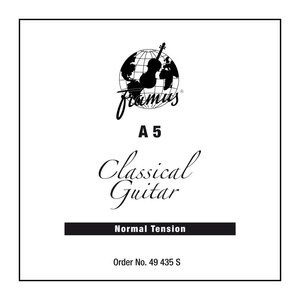 Струни для класичної гітари FRAMUS 49435S Classic Guitar Normal Tension - 5th