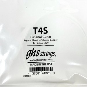 Струни для класичної гітари GHS Strings Single String Classic T4S
