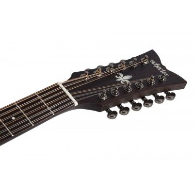 Електроакустична 12-ти струнна гітара з вирізом та підключенням SCHECTER ORLEANS STUDIO-12 AC SSTBLK