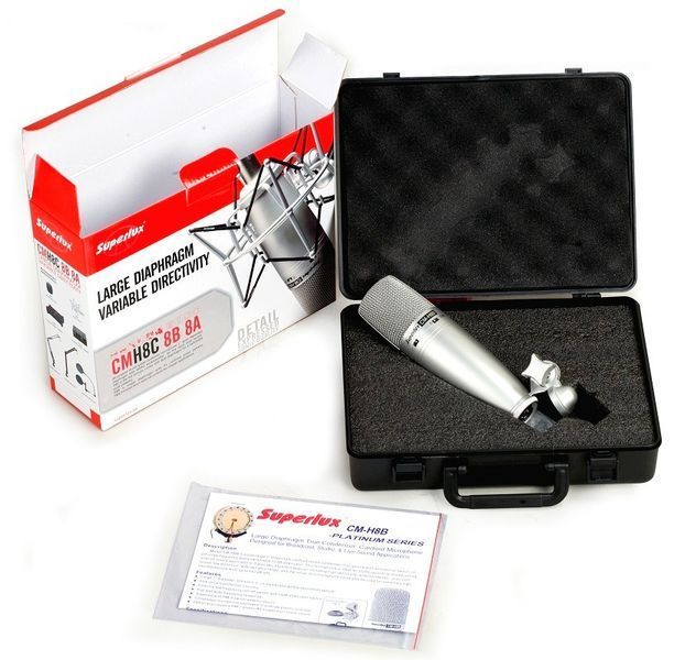 Микрофоны шнуровые SUPERLUX CMH8B