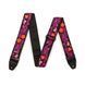 Ремінь гітарний DUNLOP JIMI HENDRIX BLACKLIGHT MONTEREY PINK STRAP - фото 2