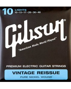 Струны для электрогитары GIBSON SEG-VR10 Vintage Re-Issue Pure Nickel Wound (010-046)