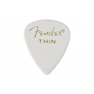 Набір медіаторів Fender 351 Pick White Thin