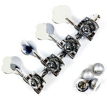 Колки для бас-гитары Fender Bass Tuning Machines Standard-HighWay One Series Chrom (4)